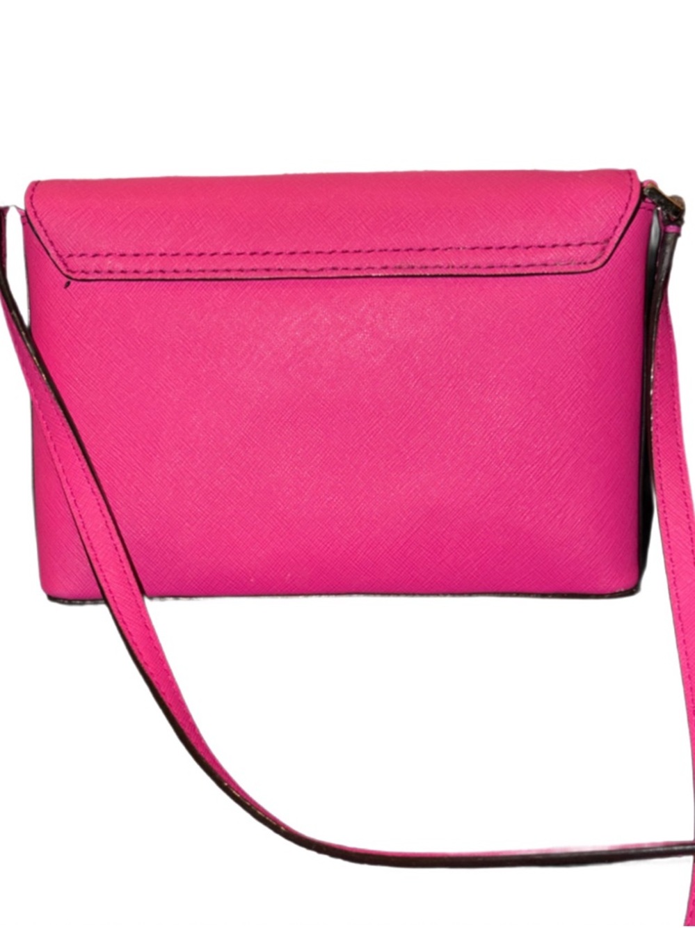 Kate Spade Hot Pink Mini Crossbody bag with flawless long strap - one flaw🩷 - Picture 4 of 16
